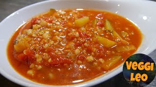 ZucchiniBuchweizenSuppe mit weißen Bohnen  vegan und basisch [upl. by Haik854]