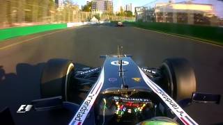 Australia 2012 Maldonado vs Alonso  F1 Classic Onboard [upl. by Chatterjee]