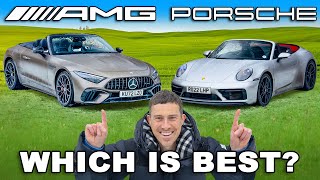 AMG SL55 vs Porsche 911 review [upl. by Einnahc]