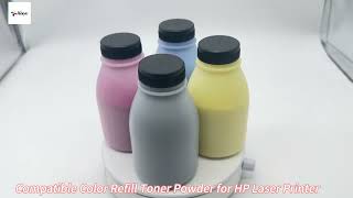 Compatible Refill Toner Powder For HP Laser PrinterLow price and high qualitywelcome contact me [upl. by Brownson]