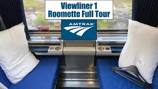 Amtraks Viewliner I Roomette  FULL Roomette Tour  How to Set Up the Beds  Sleepcar Room Tour [upl. by Daryl]