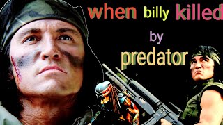 predator 1987 moviepredator seen scene and  Billy killed [upl. by Nayarb]