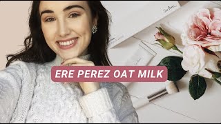 ere perez oat milk foundation  review  demo  vegan cruelty free [upl. by Ellison]