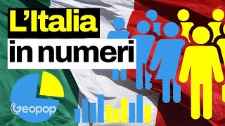 I numeri della popolazione italiana dati grafici e statistiche della nostra demografia [upl. by Nica]