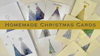 How To Make Your Own Easy Watercolour Christmas Cards [upl. by Kala133]