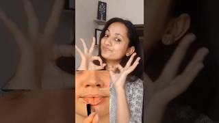 Omg celebrity style overline lips hack😲😱Lets try this hack✅ytshorts hack lipstick overline [upl. by Adnuhsed]