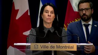 Conférence de presse de la mairesse Valérie Plante  17 novembre 2023 [upl. by Barraza604]