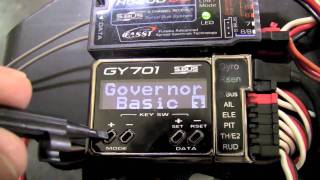 Bobby Watts Demonstrates How to Set Up the Futaba CGY 750 Flybarless Unit Part 2 of 2 [upl. by Ecerahc]