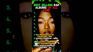 Best Selling Rap Albums OF ALL TIME rap hiphop 2pac kendricklamar outkast eminem 50cent nas [upl. by Prud]