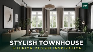 Stylish Townhouse Interior Design Inspiration Idea [upl. by Norabal]