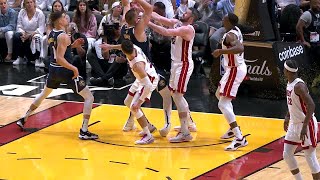 Nikola Jokic rolls ankle in first quarter of Game 4  NBA Finals [upl. by Attelrac]