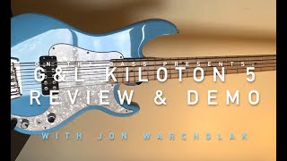 G amp L Kiloton 5 string Review amp Demo [upl. by Euqinomod100]