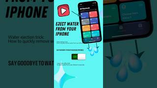 How to make water eject shortcut on iPhone sirishortcuts shortsfeed youtubeshorts [upl. by Mufi]