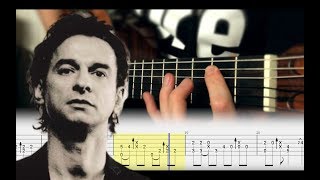 Depeche Mode  Strangelove fingerstyle cover  tabs [upl. by Trumaine]