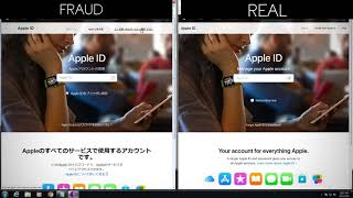 Apple Fraudulent Login Portal  Phishing Dangers [upl. by Guise]