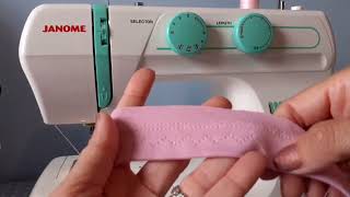 Janome 2200 Hemming Stitches for Stretch Fabrics [upl. by Ethelbert870]