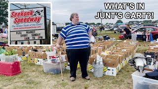 Seekonk Flea Market  Whats in Junts Cart [upl. by Lenneuq]