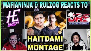 MafiaNinja Horaa amp DRS RulzOG Reacts to LEO HaitDami Montage  2 BEST IGL Reaction  kvn gaming [upl. by Cozmo]