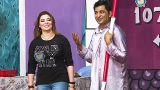 Amjad Rana and Khushboo with Goshi 2 Stage Drama Connection Pyaar Da Comedy Clip 2020 [upl. by Naval705]