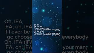 IFA ParolesLyrics musiquefallyipupamusic oxlade new afrobeat [upl. by Riggs457]