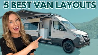 5 BEST VAN LAYOUTS must watch before van life [upl. by Mcgregor733]