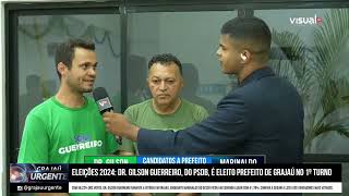 Dr Gilson Guerreiro é Eleito Prefeito de Grajaú no 1º Turno com 5822 dos Votos [upl. by Esila]