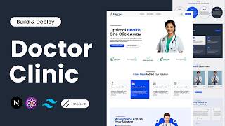 Build amp Deploy a Modern Medical amp Health Care Website with React Nextjs Tailwindcss Shadcn amp Aos [upl. by Brothers]