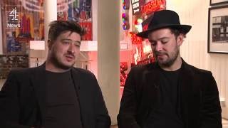 Mumford and Sons Marcus Mumford and Ben Lovett on Brexit and being a quotBritish exportquot [upl. by Nosredneh]