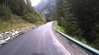 Descending from Samnaun Spisser Landstraße HD 1080p [upl. by Eidualc]