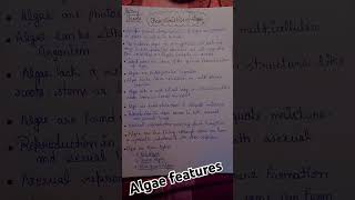 Msc botany topic algae features and types of algae helpful shorts like and comment easy way [upl. by Siravat]