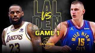 Los Angeles Lakers vs Denver Nuggets Game 1 Full Highlights  2024 WCR1  FreeDawkins [upl. by Adiel938]