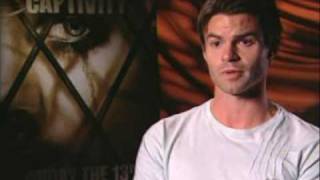 Daniel Gillies talks Captivity amp Elisha Cuthbert [upl. by Yreffeg]