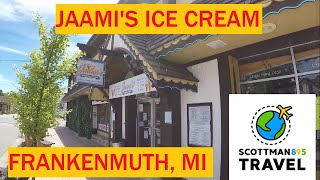 Jaamis Ice Cream  Frankenmuth Michigan  Scottman895 Travel Delights [upl. by Brotherson]