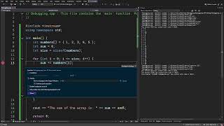 Debug a C Program Bdarija [upl. by Eilyah]