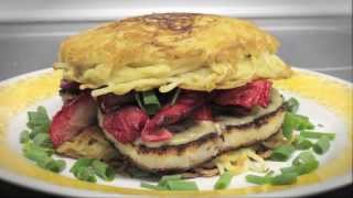 Saimin Burger Hawaii version of Ramen Burger [upl. by Ratcliff394]