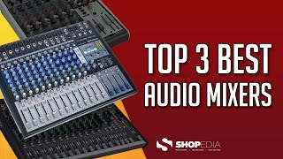 🏆 TOP 3 BEST AUDIO MIXERS 2023  COMPARISON amp REVIEW [upl. by Lagiba613]