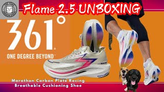 361 Degrees Flame 25 Running Shoe Unboxing [upl. by Garlanda]