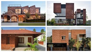 10 Modern Brick Houses With Beautiful Red Brick Facades Ideas amp Inspiration [upl. by Ladin]