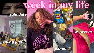 WEEKLY VLOG preparing to move 📦 DEEP talks challengers movie picnic  nostalgia crying lol [upl. by Hploda]