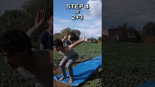 Go from beginner to pro Backflip tutorial made simple  Simple and guaranteed steps in 1 minute [upl. by Essa]