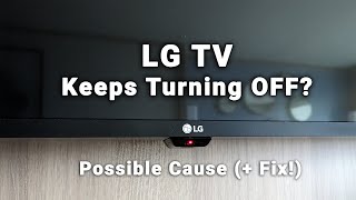 LG TV Keeps Turning Off and You Dont Know Why  Keeps Freezing  Turning Off or Every 5 Seconds [upl. by Elum363]