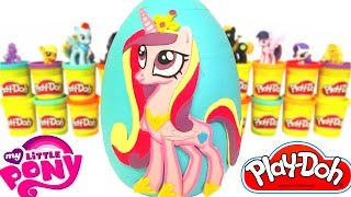 Huevo Sorpresa Gigante de La Princesa Cadance de My Little Pony en Español de Play Doh [upl. by Reo676]