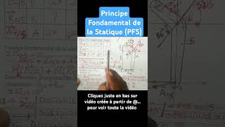 Principe Fondamental de la Statique PFS statique graphique analytique indiamaroo movies short [upl. by Uba]