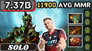 737b  Solo UNDYING Hard Support Gameplay 20 ASSISTS  Dota 2 Full Match Gameplay [upl. by Abihsot]