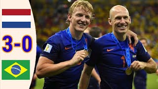 Netherland vs Brazil 30 World Cup 20143rd place Match Excellent Highlight and goals HD [upl. by Hcurab524]