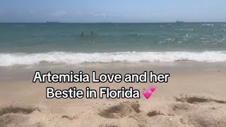 TIME LAPSE• Artemisia LoveampHer Bestie in Florida 💕🌴 florida ocean timelapse [upl. by Barcus]