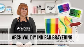 Archival DIY Ink Pad Brayering [upl. by Flem]