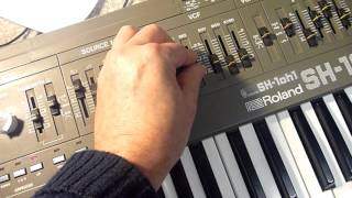 Roland SH101 Tubbutec SH1oh1 mod and Stereoping controller [upl. by Orland535]