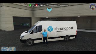 On travail chez Chronopost Gta5RP livreur de colis [upl. by Gnahc882]