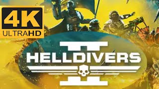 HELLDIVERS 2  Dive 5  Eliminate Brood Commanders 4K PS5 Gameplay [upl. by Akimas]